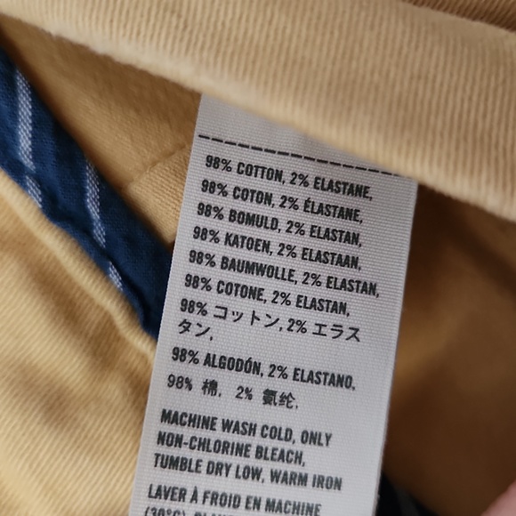 HOLLISTER - So Cal Stretch Shorts, Light Yellow, Low Rise, Size 3 - Picture 5 of 5